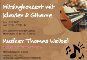 Mitsingkonzert_20250919 Markus Fegers, Foto: Bianca Treffer, Rheinische Post 18.11.2024